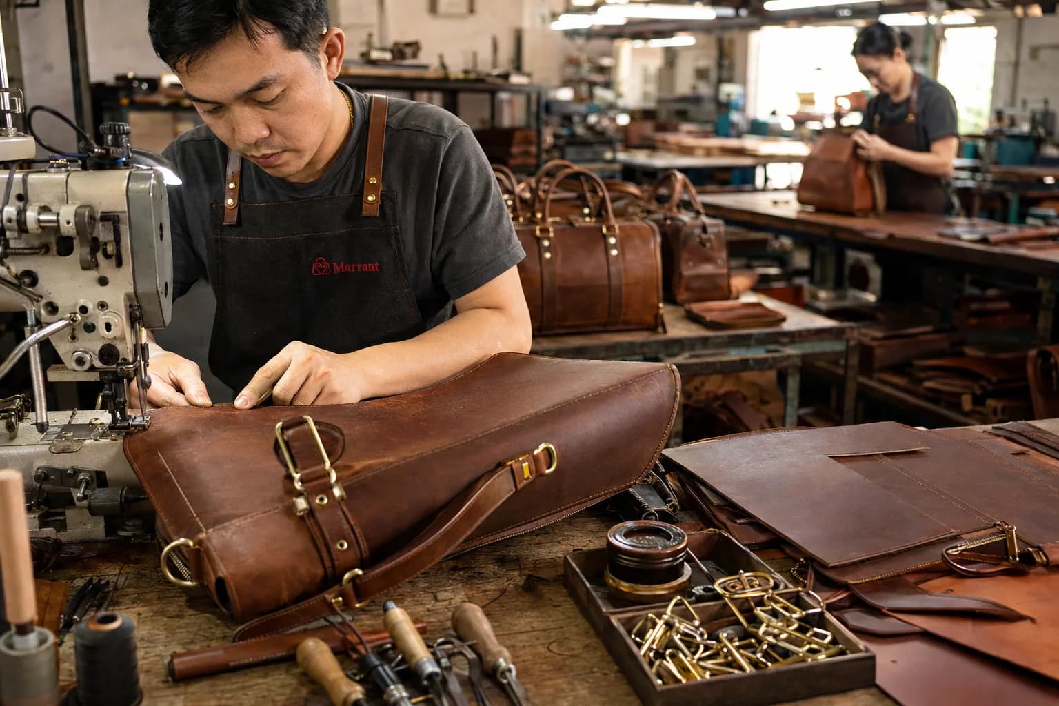 Leather production workshop