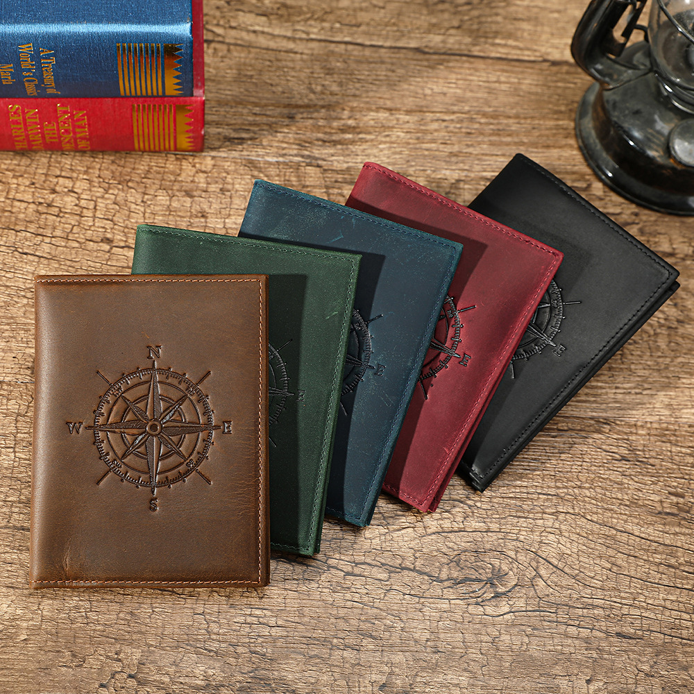 Wholesale Leather AirTag Passport Wallet