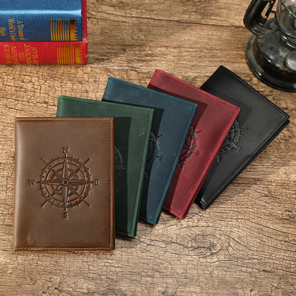 Wholesale Leather AirTag Passport Wallet